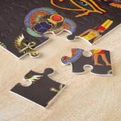 Altägyptisches Hieroglyphen-Mustersymbol Puzzle (Seite)