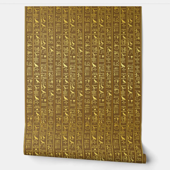 Altägyptisches Hieroglyphen-Wandbild  Tapete (Abrollen)