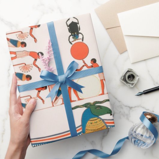 Altägyptisches Kunstmuster Geschenkpapier (Schenken)