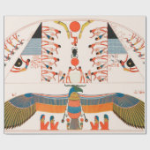 Altägyptisches Kunstmuster Geschenkpapier (Flach)