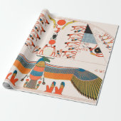 Altägyptisches Kunstmuster Geschenkpapier (Ungerollt)