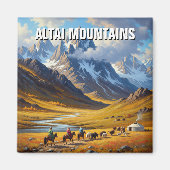 Altai Mongolische Reisen Magnet (Vorne)