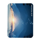 Altai Mountains Mongolia travel Magnet (Vertikal)