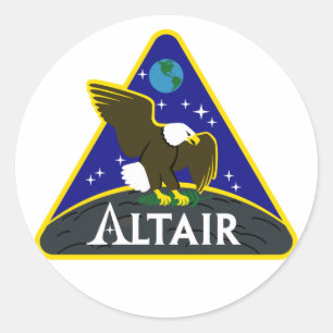 ALTAIR Lunar Exploration Vehicle Runder Aufkleber