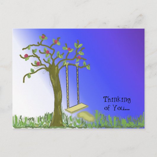 Altalone Altes Baumes Postkarte (Vorderseite)