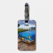 Altamerikanisches Klassikfahrzeug in Trinidad, Kub Gepäckanhänger (Rückseite vertikal)