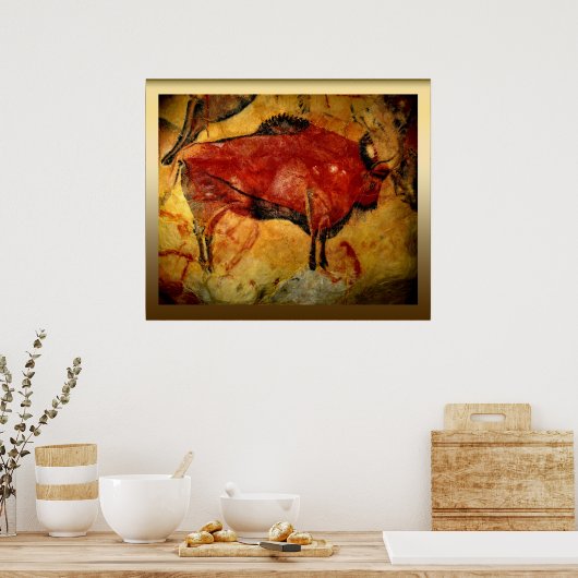 Altamira Bison 3 Poster (Küche)