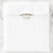 Altamont Free Runder Aufkleber (Tasche)