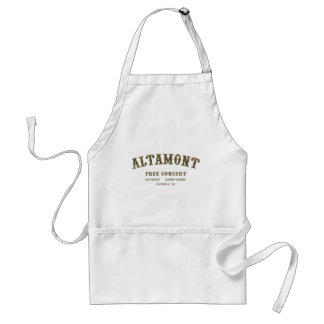 altamont-freies Konzert Schürze