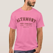 altamont-freies Konzert T-Shirt (Vorderseite)
