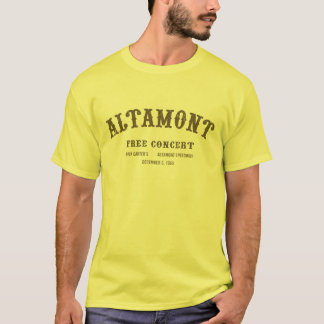 Altamont geben Konzert frei T-Shirt