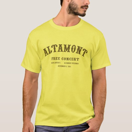 Altamont geben Konzert frei T-Shirt (Vorderseite)