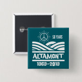Altamont Speedway 1969-2019 50. Jubiläum Button (Vorne & Hinten)