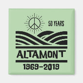 Altamont Speedway 1969-2019 50th Anniversary Magnet (Vorne)