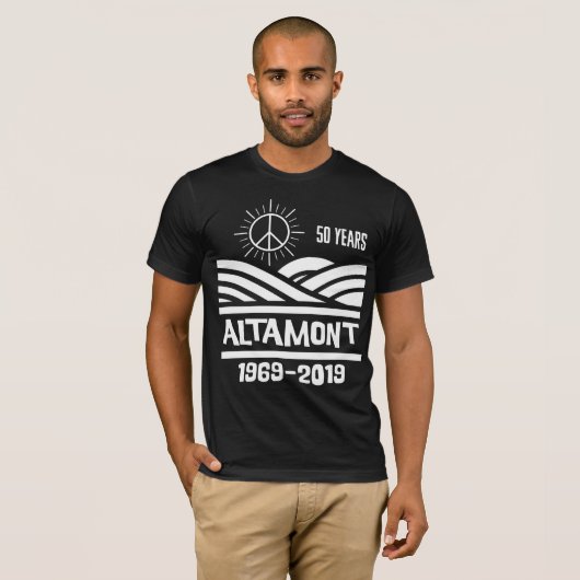 Altamont Speedway 1969-2019 50th Anniversary T-Shirt (Vorne ganz)