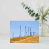 Altamont Windmills California Products Postkarte (Stehend Vorderseite)