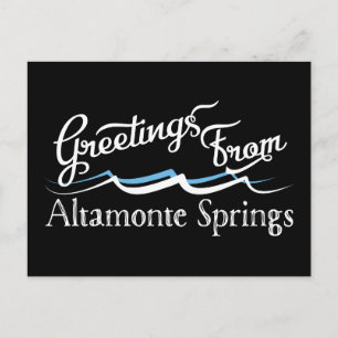 Altamonte springt Wasserwellen Postkarte
