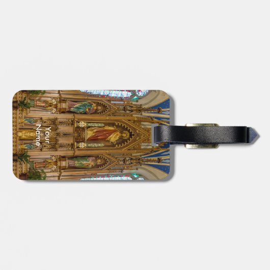 Altar bei St Peter Gepäckanhänger (Rückseite horizontal)