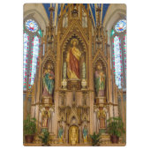 Altar bei St Peter Klemmbrett (Rückseite)