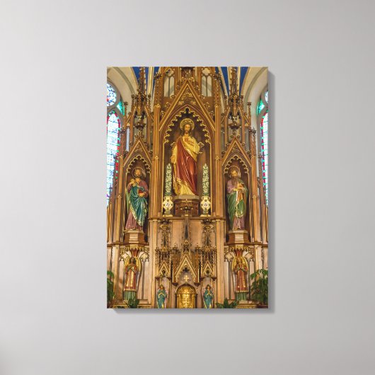 Altar bei St Peter Leinwanddruck (Vorderseite)