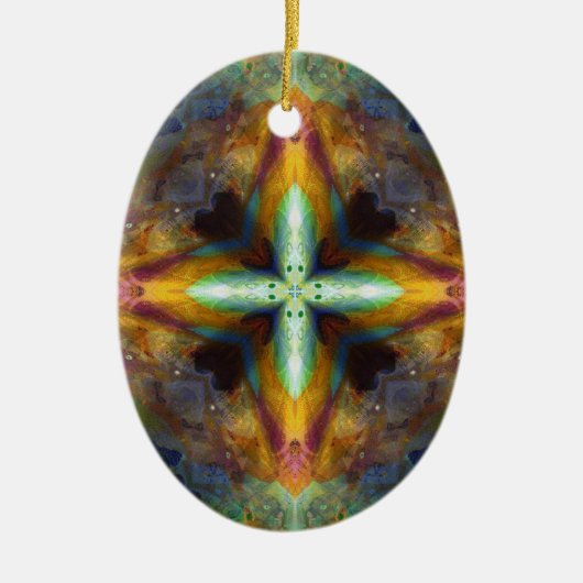 Altar Cross Keramik Ornament (Vorne)