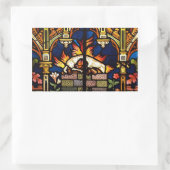 Altar des Lamm-Aufklebers Rechteckiger Aufkleber (Tasche)