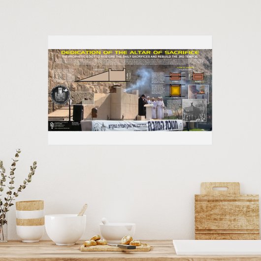 Altar des Opfers - 1 Poster (Küche)