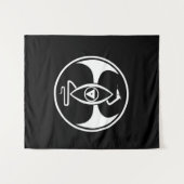 Altar Hanging Tapestry - Red Dragon (Roter Drache) Wandteppich (Vorderseite (Horizontal))