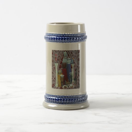ALTAR IFA YORUBA BIERGLAS (Mittel)