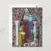 ALTAR IFA YORUBA POSTKARTE (Vorne/Hinten)
