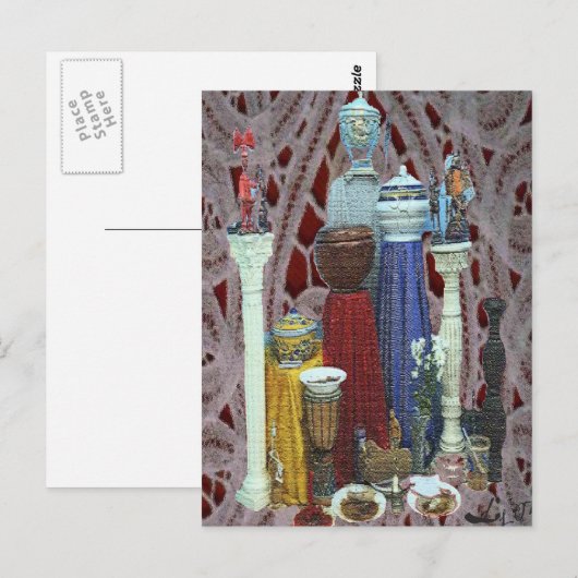 ALTAR IFA YORUBA POSTKARTE (Vorne/Hinten)