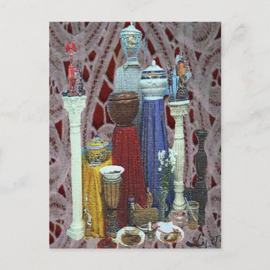 ALTAR IFA YORUBA POSTKARTE (Vorderseite)