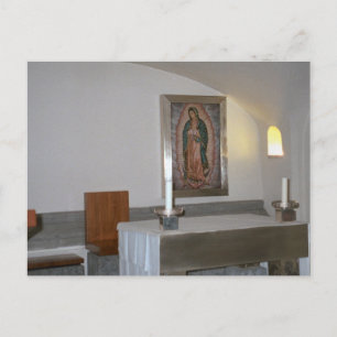 Altar in den Katakomben mit Ikon Postkarte