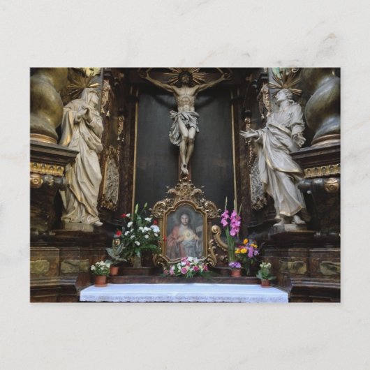 Altar in Prag Postkarte (Vorderseite)