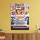 Altar mit einem Triptychon, der das Bild zeigt Leinwanddruck (Insitu (Wohnzimmer))