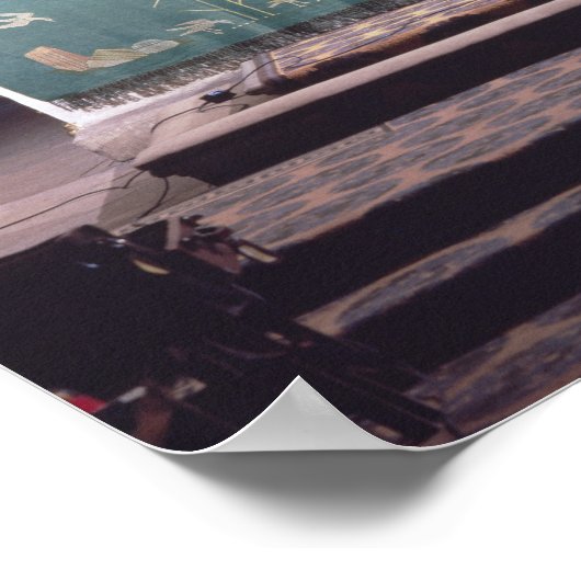 Altar mit einem Triptychon, der das Bild zeigt Poster (Ecke)