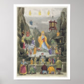 Altar Piece im Tempel 'Yun Stzoo Stzee', Ting- Poster (Vorne)