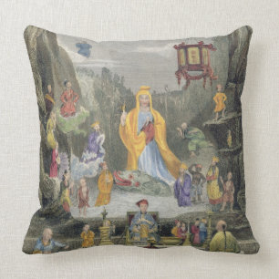 Altar-Stück im "YUN Stzoo Stzee" Tempel, tönen Kissen