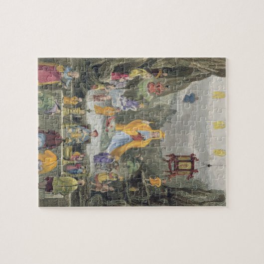 Altar-Stück im "YUN Stzoo Stzee" Tempel, tönen Puzzle (Horizontal)