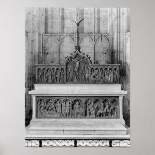 Altar und zwei Altarbilder verziert Poster