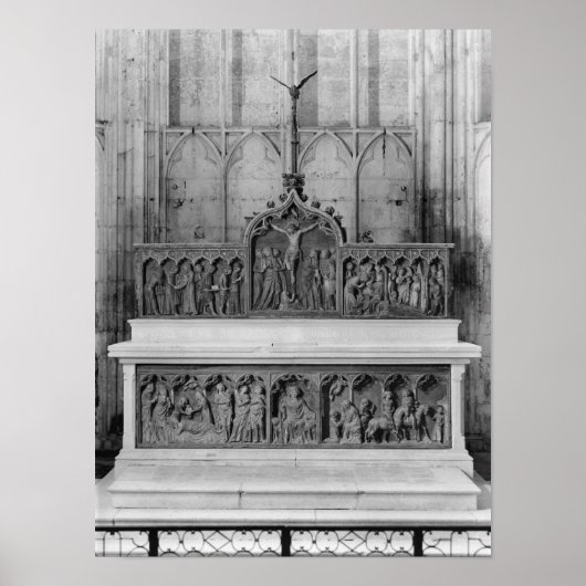 Altar und zwei Altarbilder verziert Poster (Vorne)