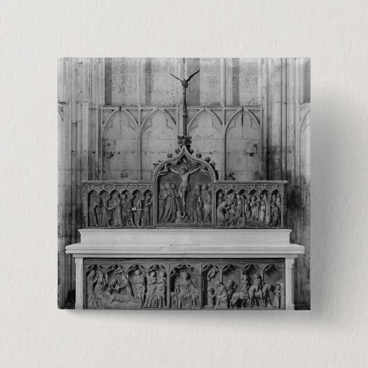 Altar und zwei Altarpieces verziert Button (Vorderseite)
