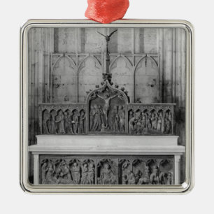 Altar und zwei Altarpieces verziert Ornament Aus Metall