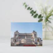Altare della Patria am frühen Morgen - Rom, Italie Postkarte (Stehend Vorderseite)