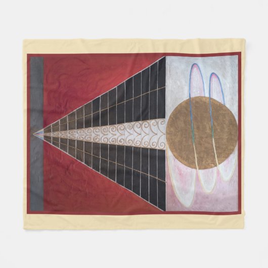 Altarpice Nr. 2, Hilma af Klint Fleecedecke (Vorderseite (Horizontal))