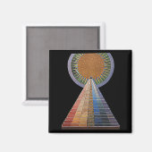 Altarpiece by Hilma af Klint, Fine Art Magnet (Vorderseite/Rückseite)
