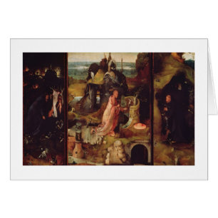 Altarpiece der Einsiedler (Öl auf Platte)