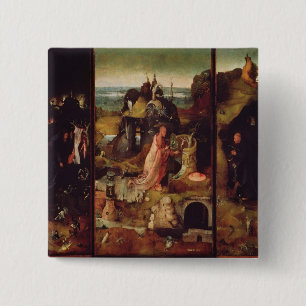 Altarpiece der Einsiedler (Öl auf Platte) Button