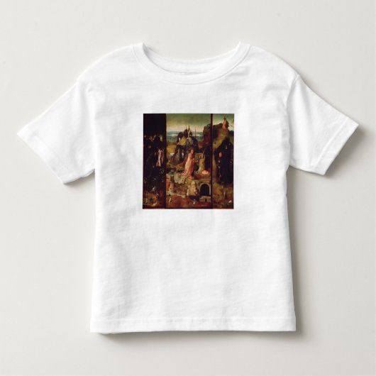 Altarpiece der Einsiedler (Öl auf Platte) Kleinkind T-shirt (Vorderseite)
