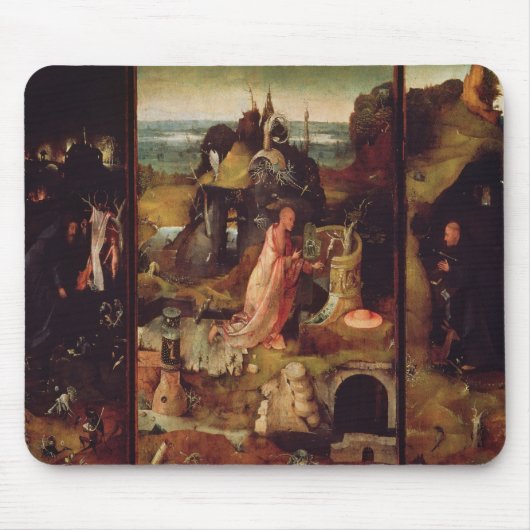 Altarpiece der Einsiedler (Öl auf Platte) Mousepad (Vorne)